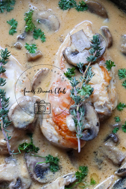 Marry me mushroom sauce chicken - PLR set