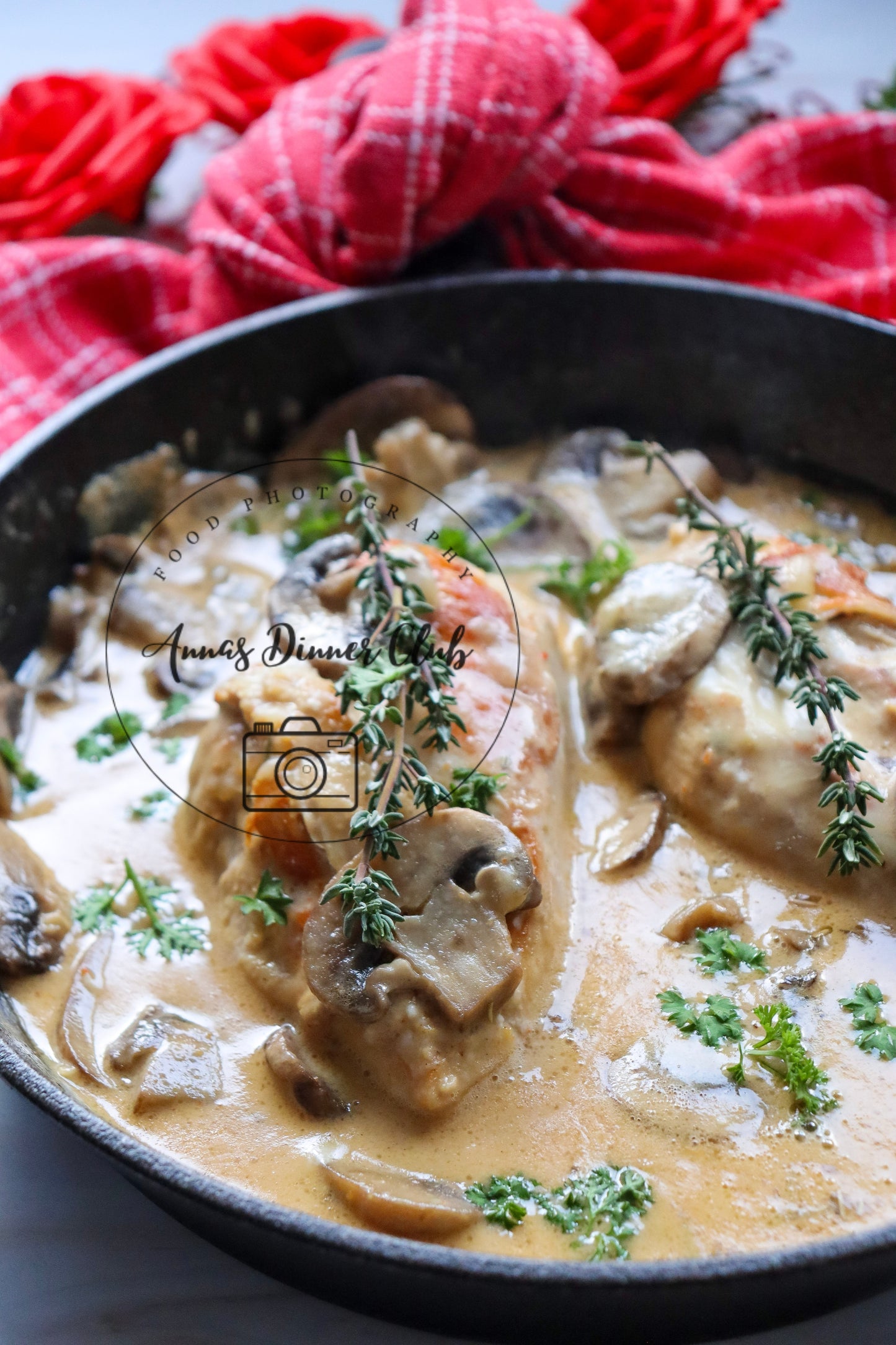 Valentine's marry me mushroom sauce chicken - PLR set