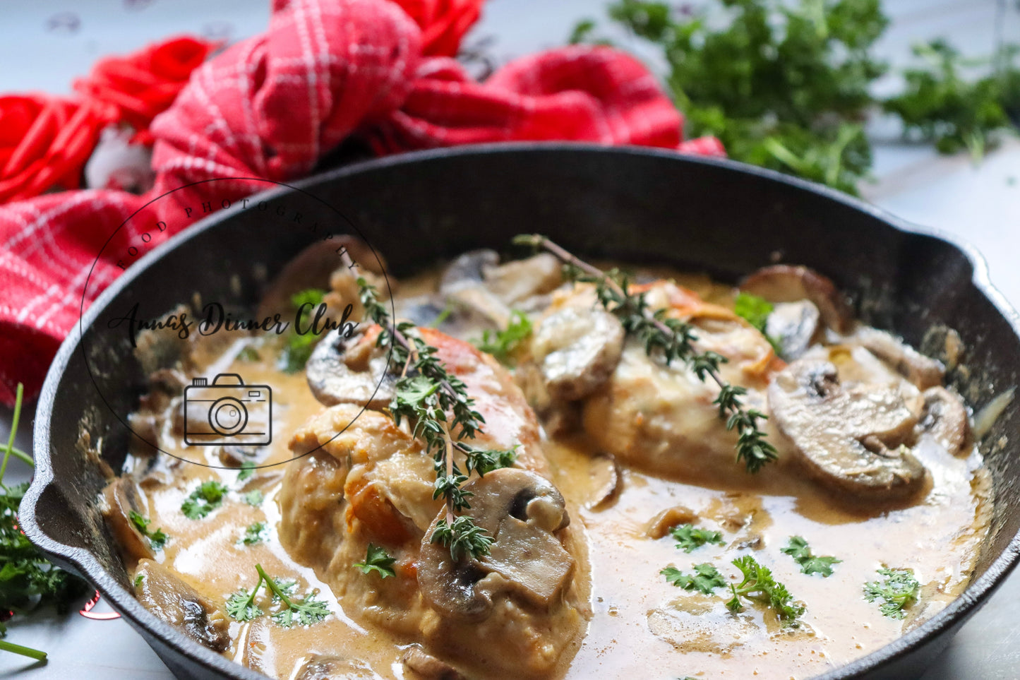 Valentine's marry me mushroom sauce chicken - PLR set