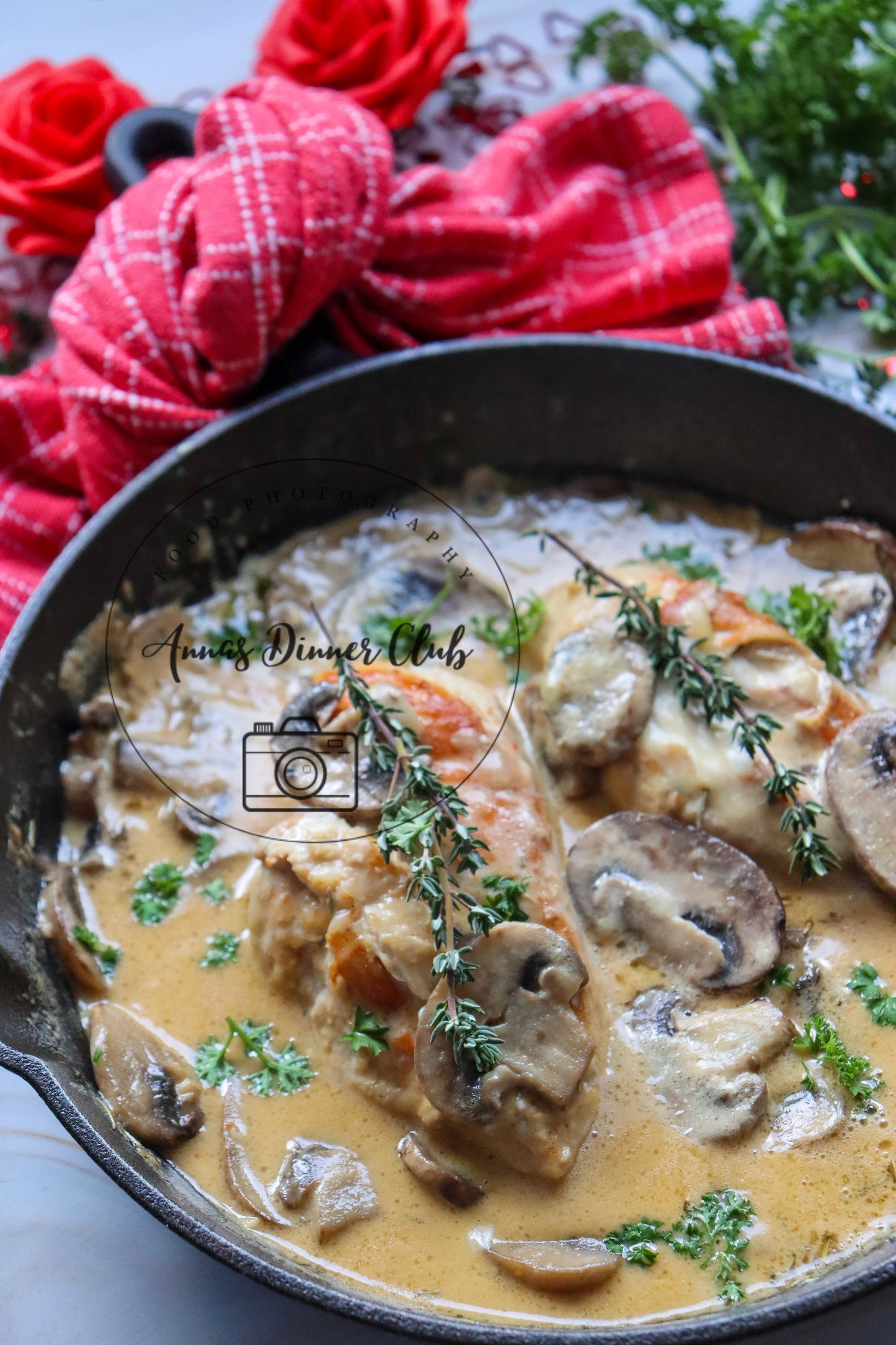 Valentine's marry me mushroom sauce chicken - PLR set