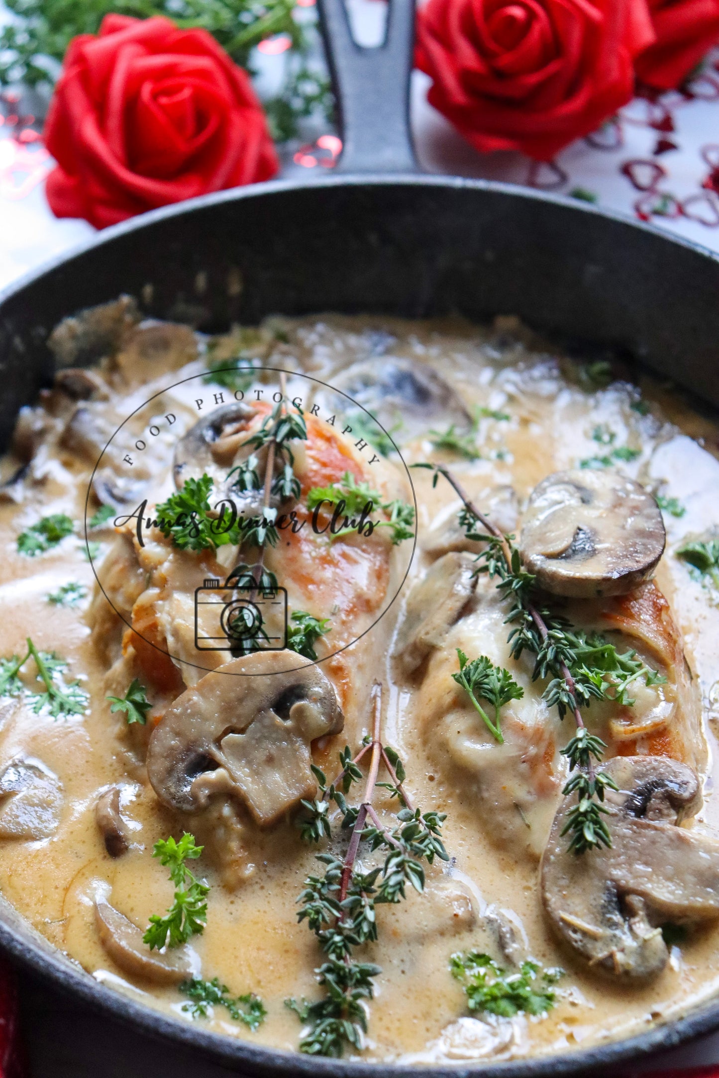 Valentine's marry me mushroom sauce chicken - PLR set