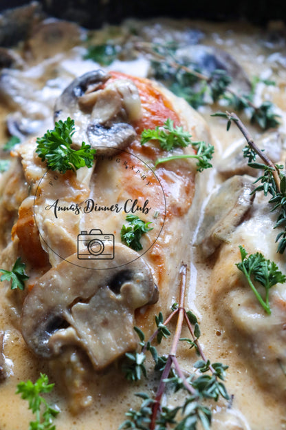 Marry me mushroom sauce chicken - PLR set