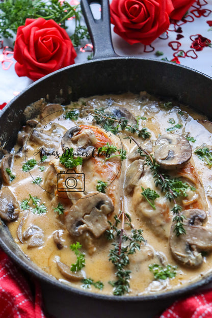 Marry me mushroom sauce chicken - PLR set