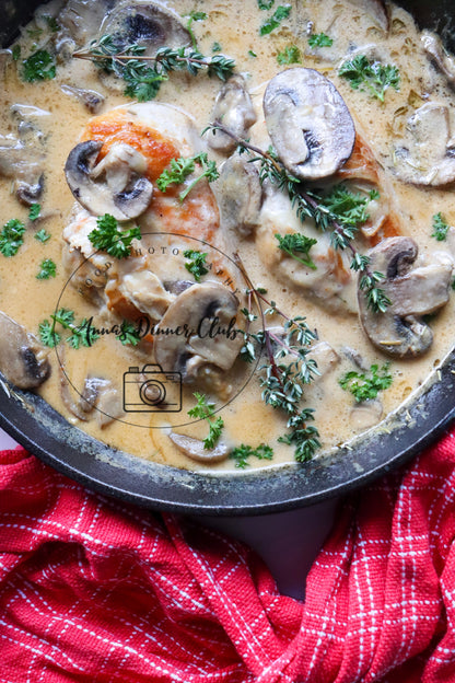 Marry me mushroom sauce chicken - PLR set