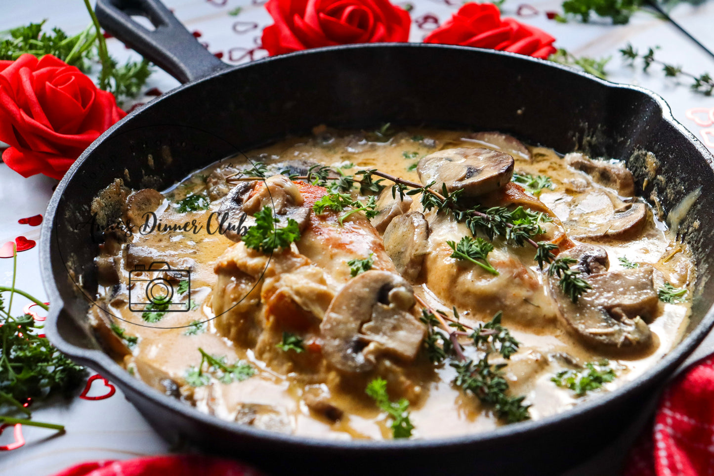 Valentine's marry me mushroom sauce chicken - PLR set