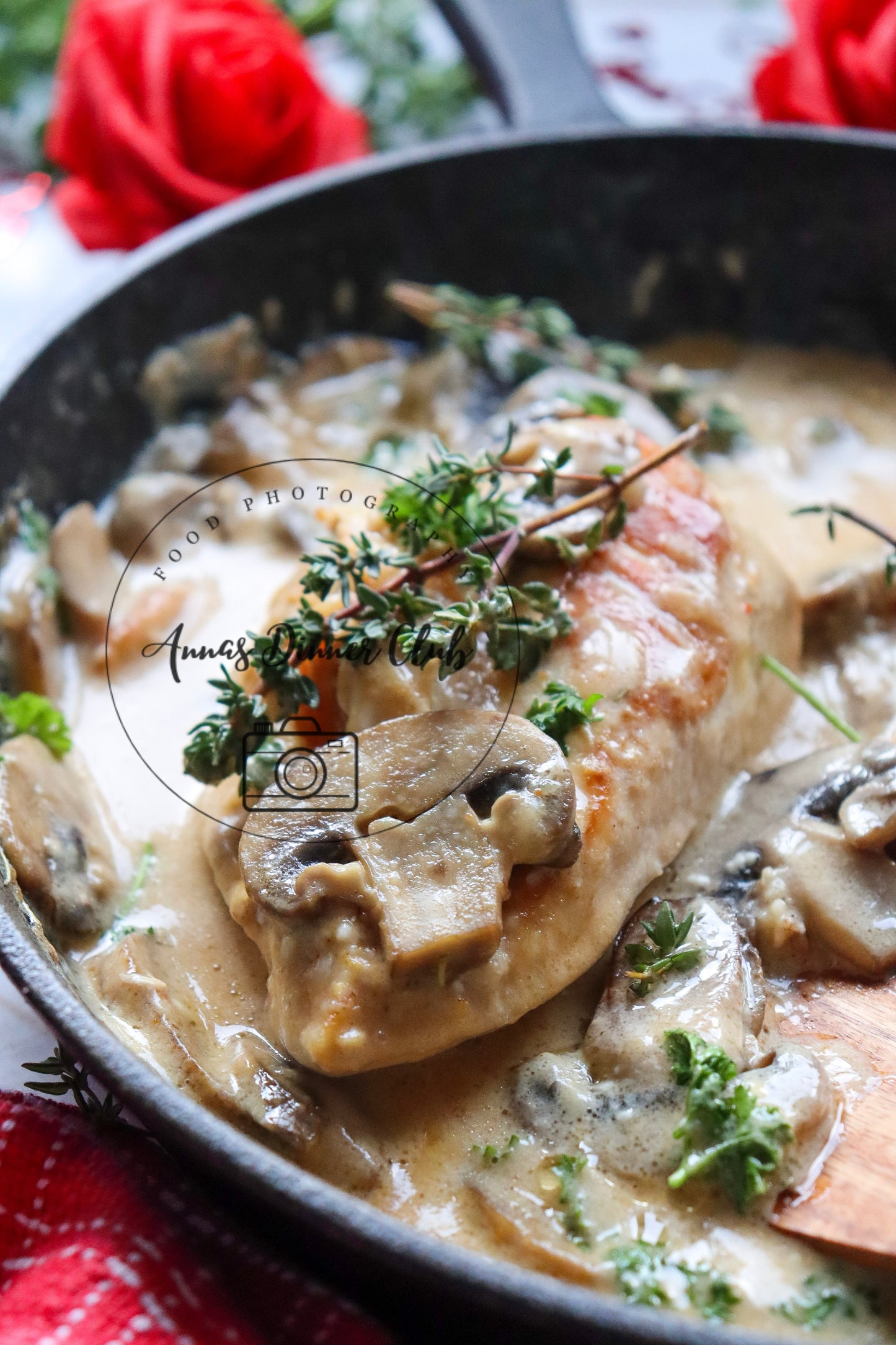 Valentine's marry me mushroom sauce chicken - PLR set