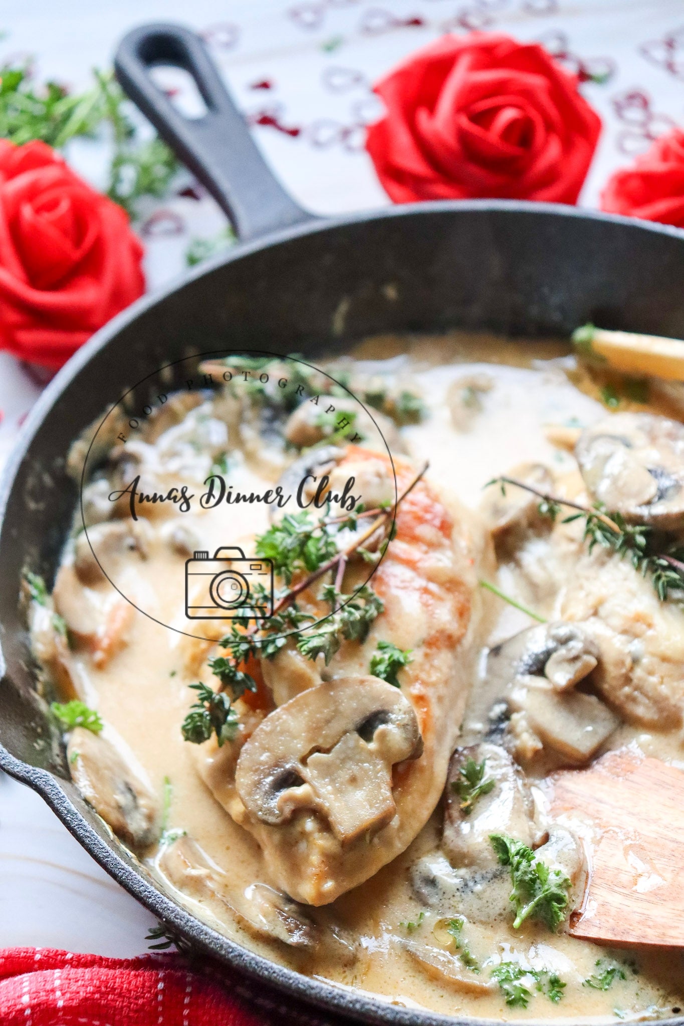 Valentine's marry me mushroom sauce chicken - PLR set