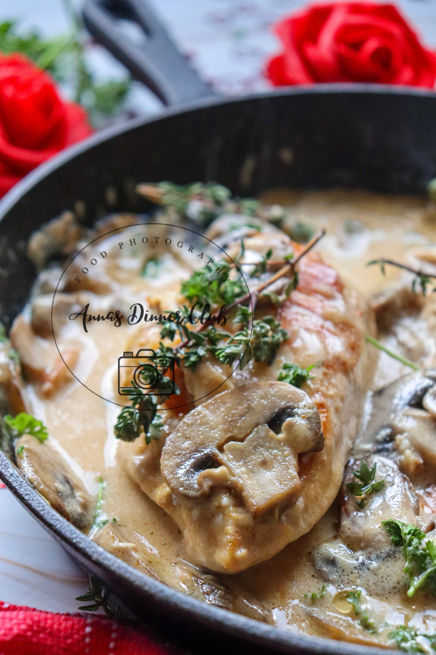 Valentine's marry me mushroom sauce chicken - PLR set