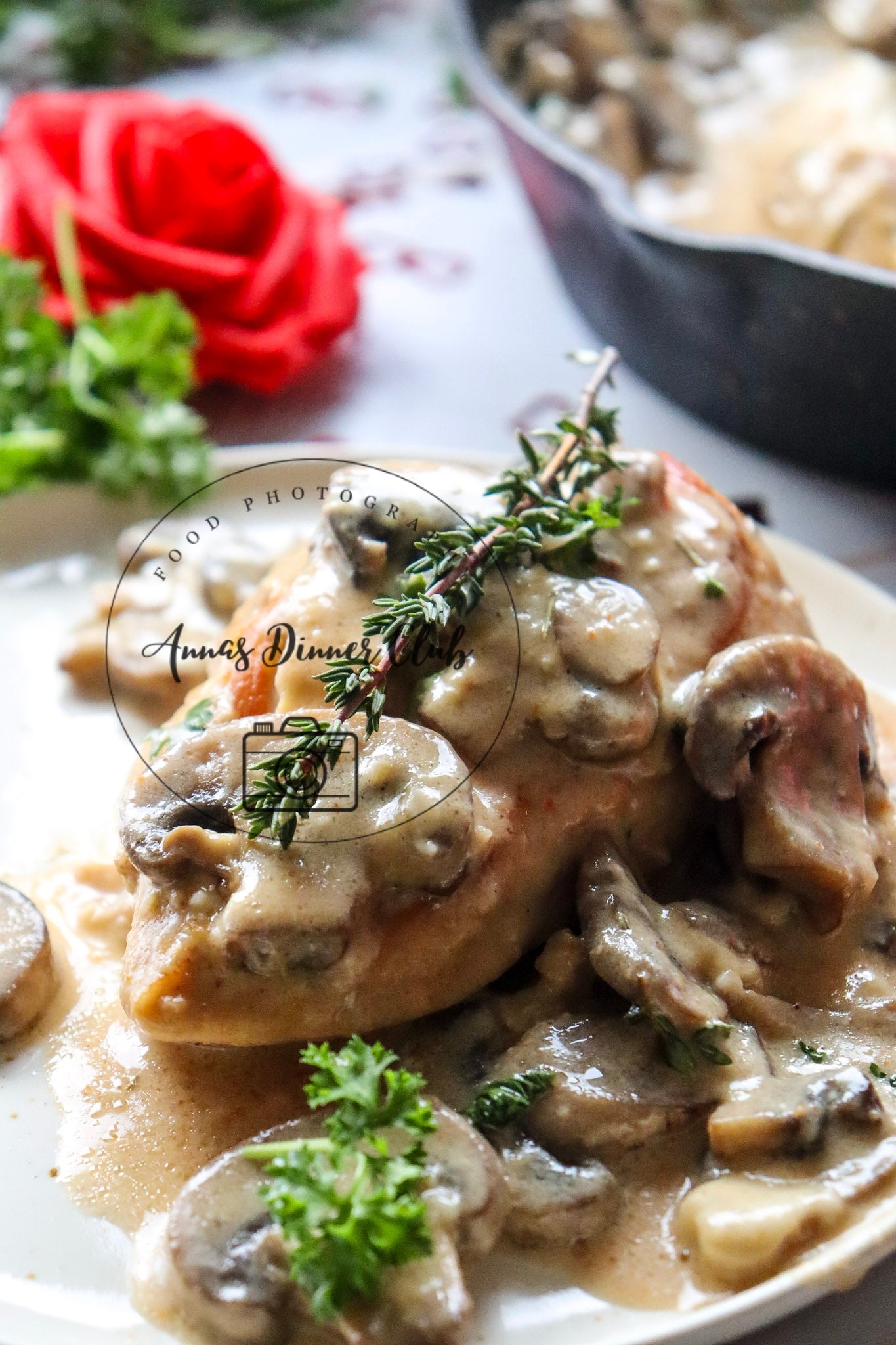 Valentine's marry me mushroom sauce chicken - PLR set