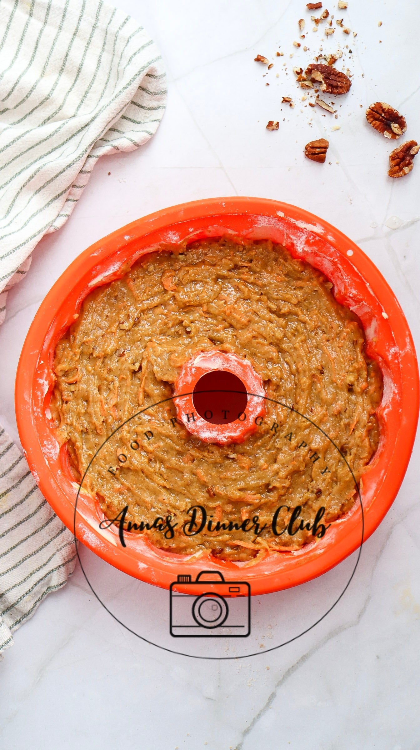 Carrot cinnamon bundt cake - PLR SET