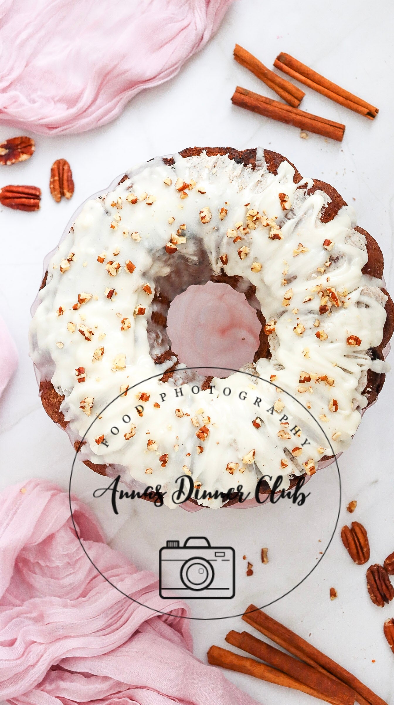 Carrot cinnamon bundt cake - PLR SET