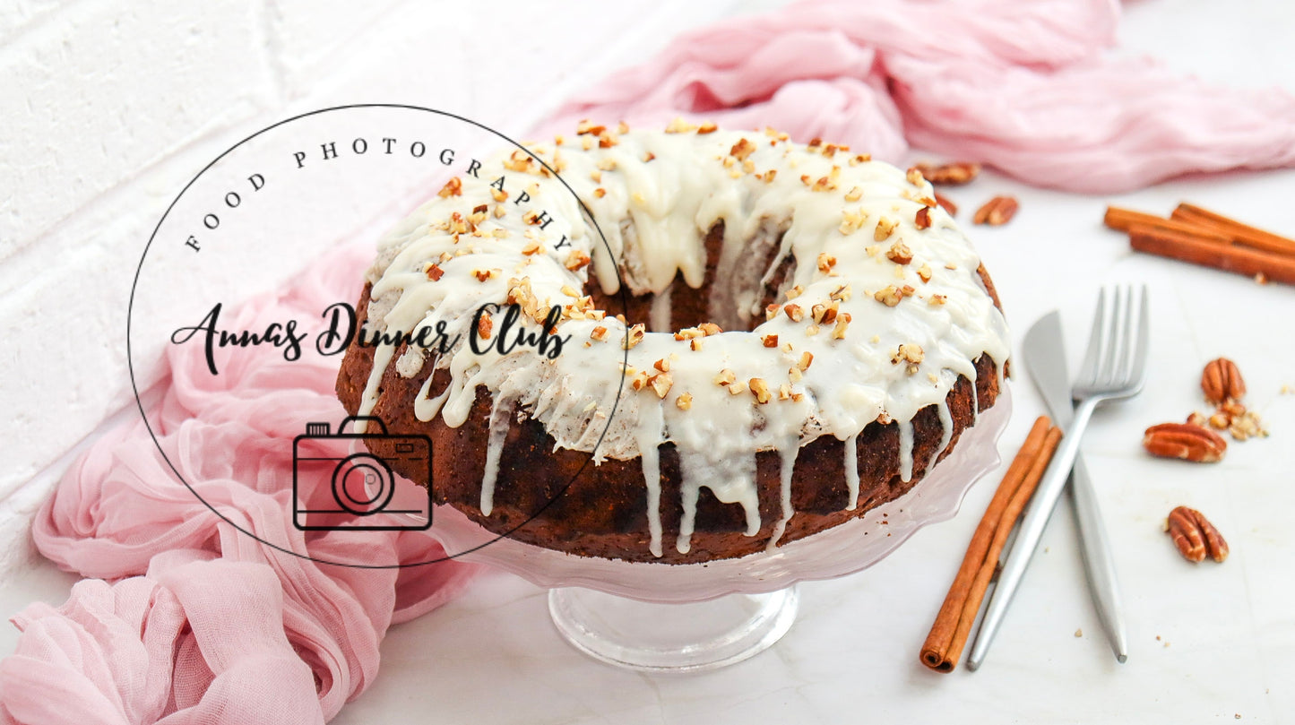 Carrot cinnamon bundt cake - PLR SET