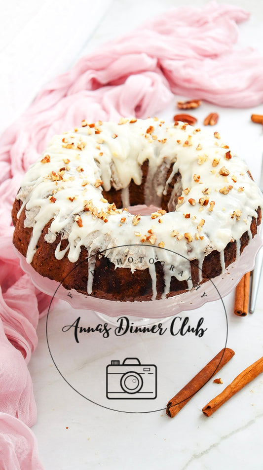 Carrot cinnamon bundt cake - PLR SET