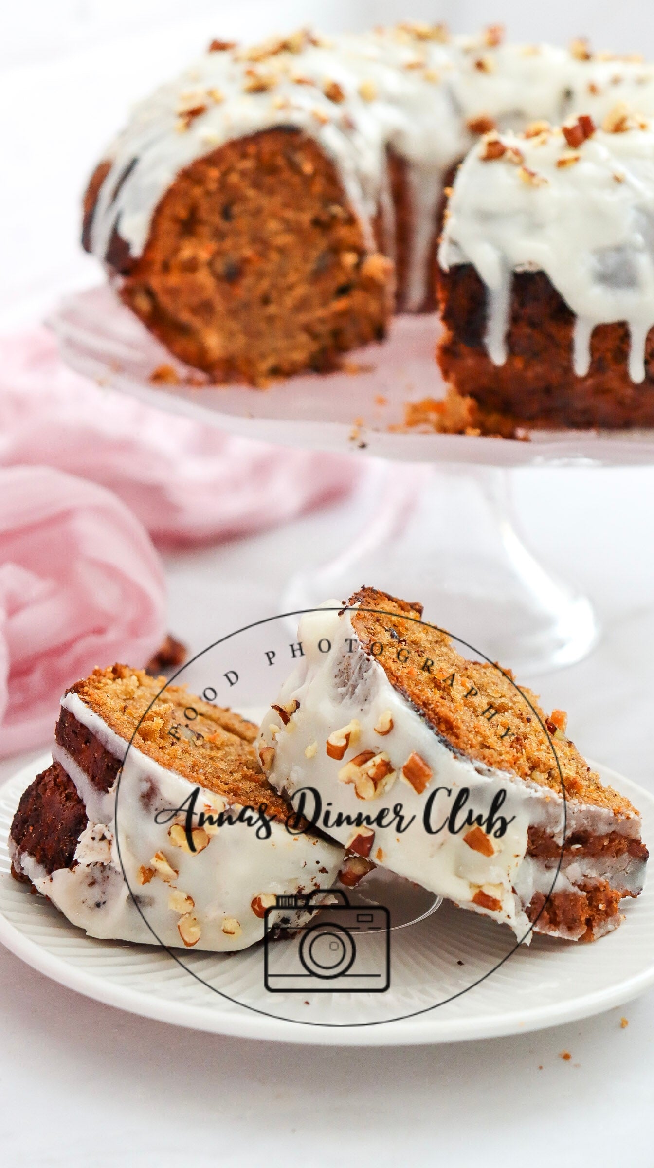 Carrot cinnamon bundt cake - PLR SET