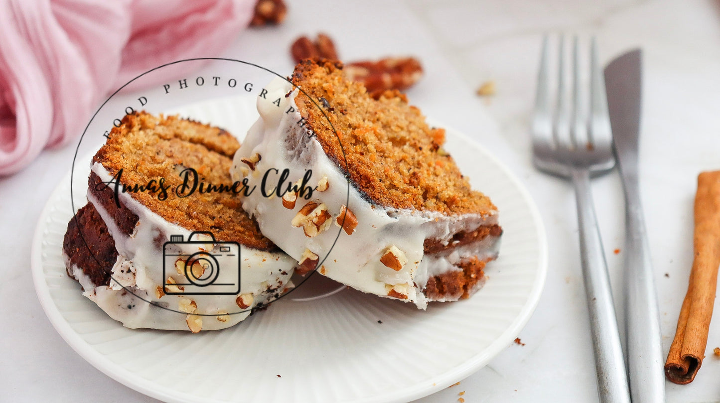 Carrot cinnamon bundt cake - PLR SET