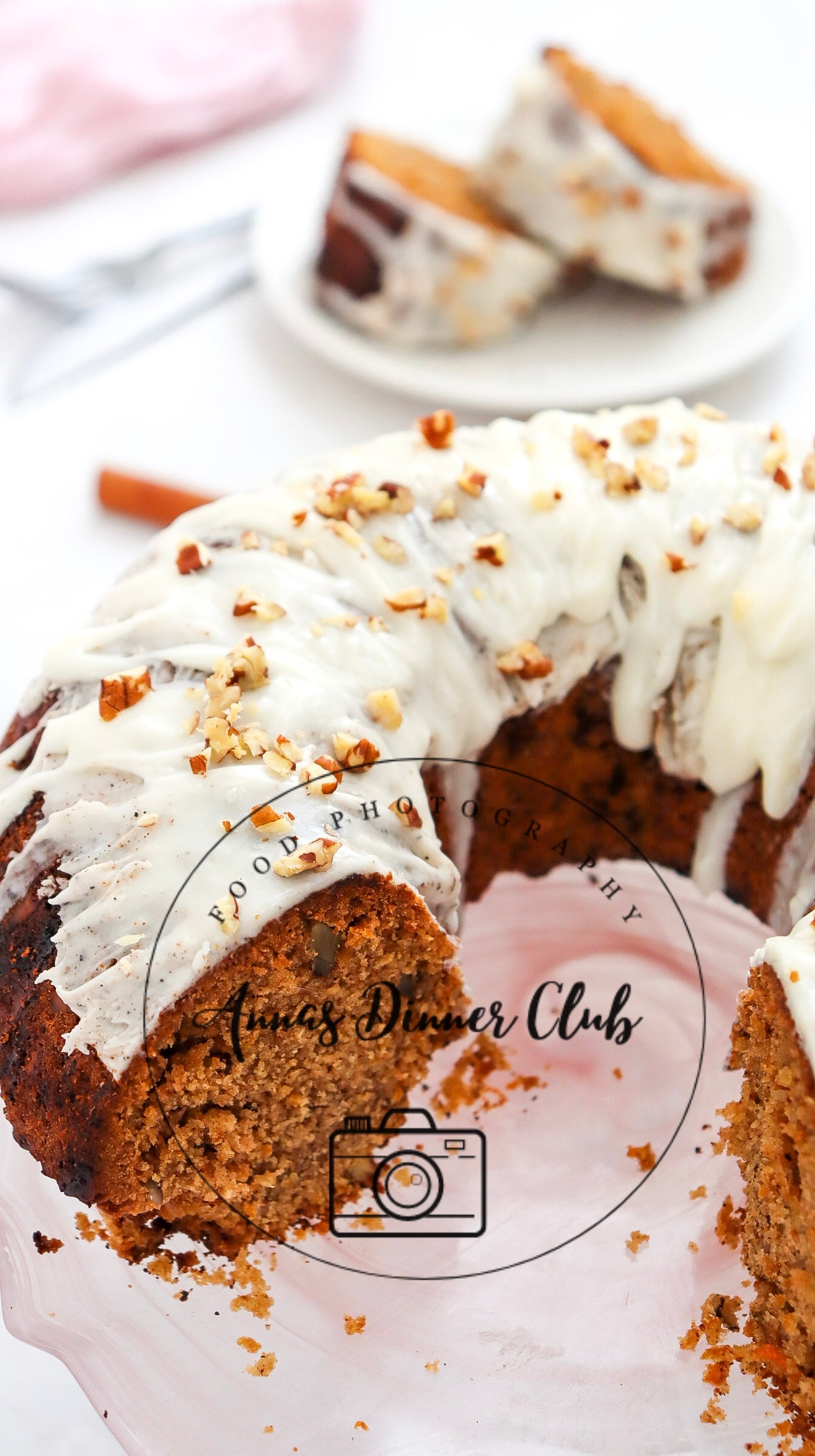 Carrot cinnamon bundt cake - PLR SET