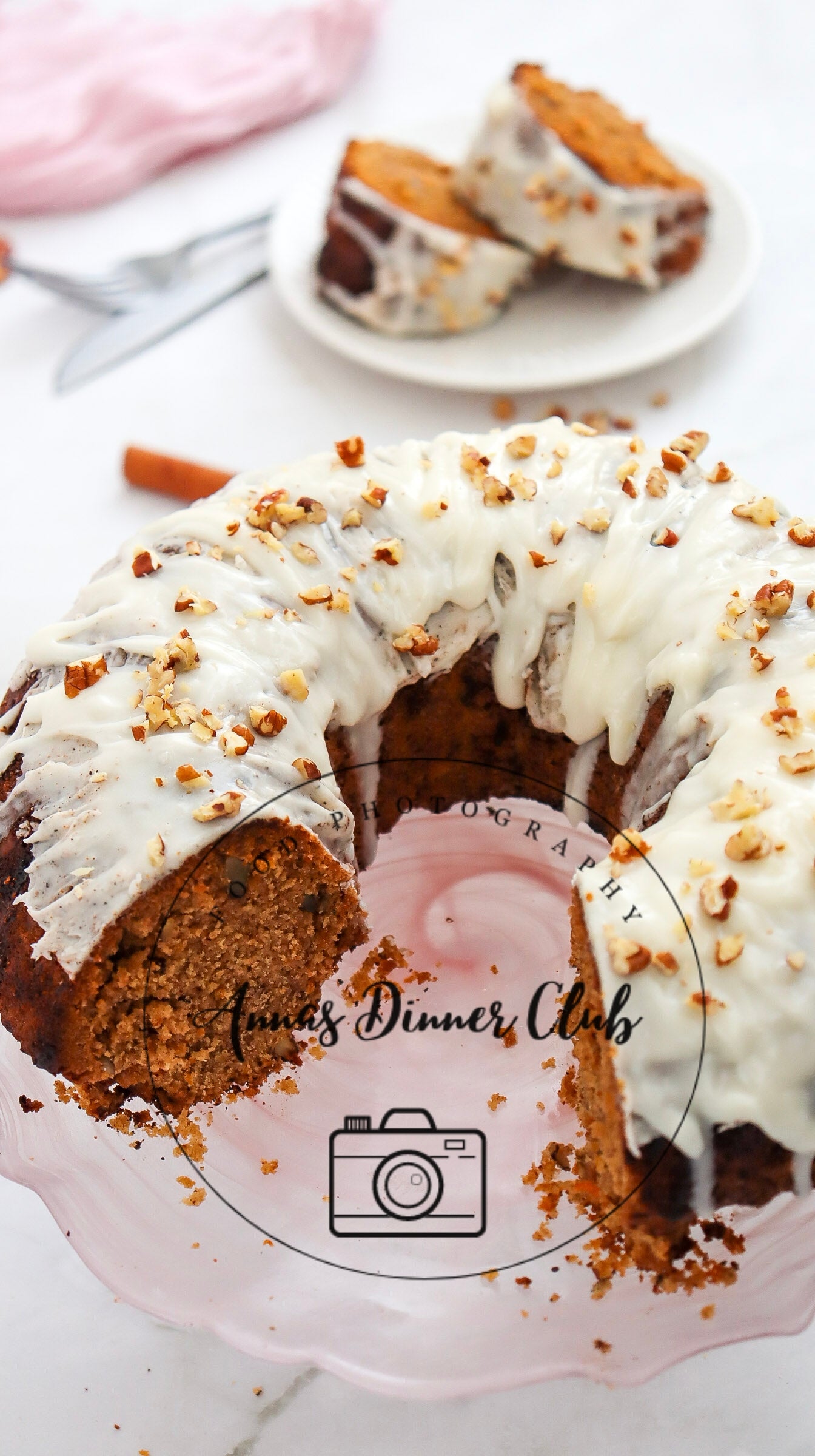 Carrot cinnamon bundt cake - PLR SET