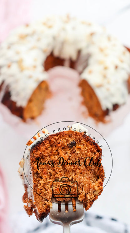 Carrot cinnamon bundt cake - PLR SET