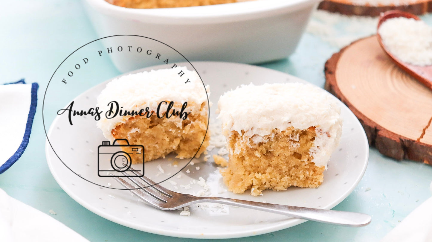 Fluffy coconut cake - PLR SET