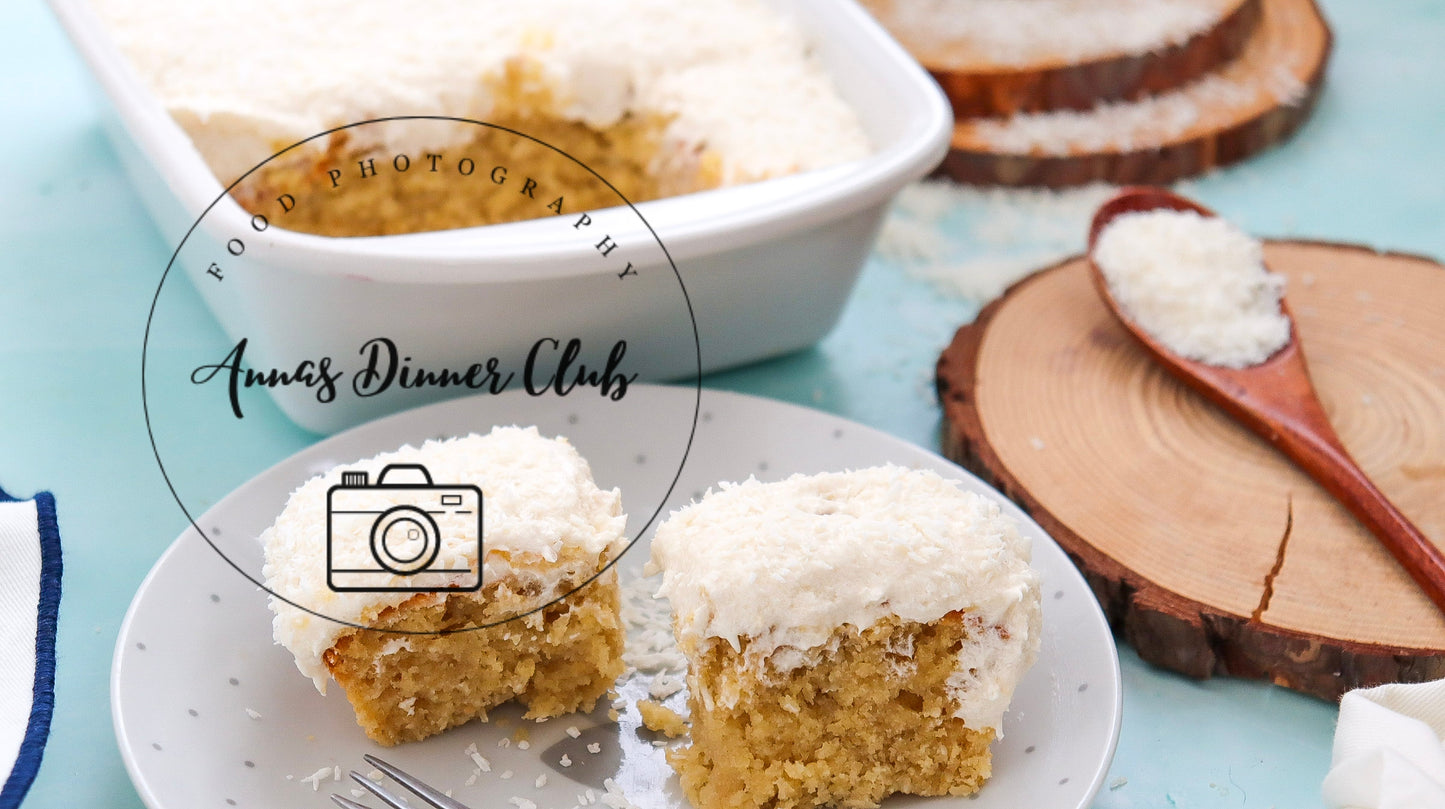 Fluffy coconut cake - PLR SET