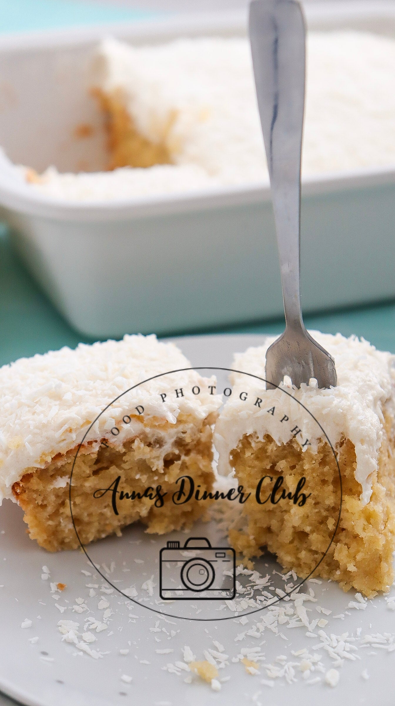 Fluffy coconut cake - PLR SET