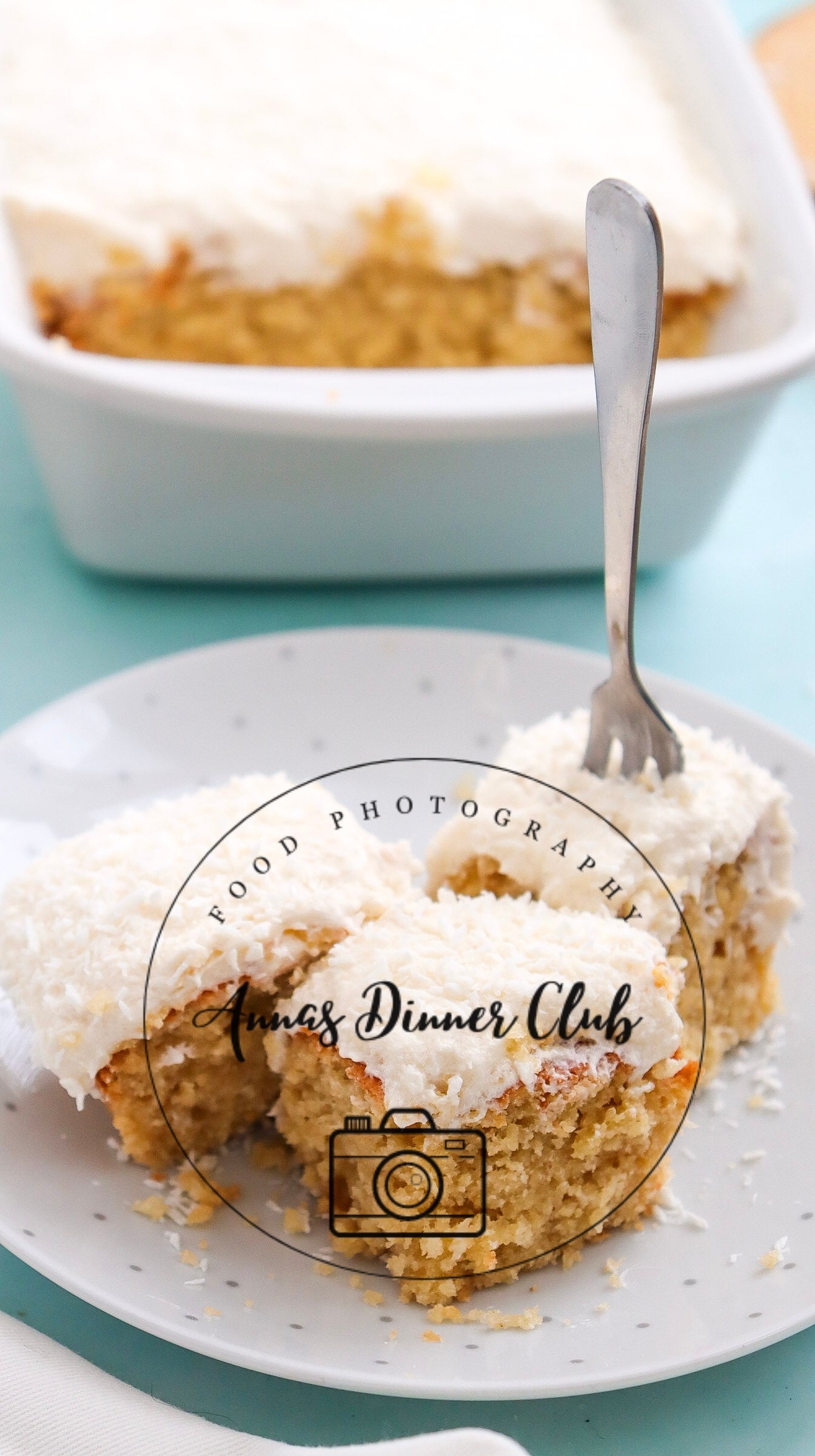 Fluffy coconut cake - PLR SET