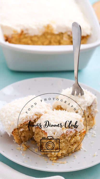 Fluffy coconut cake - PLR SET
