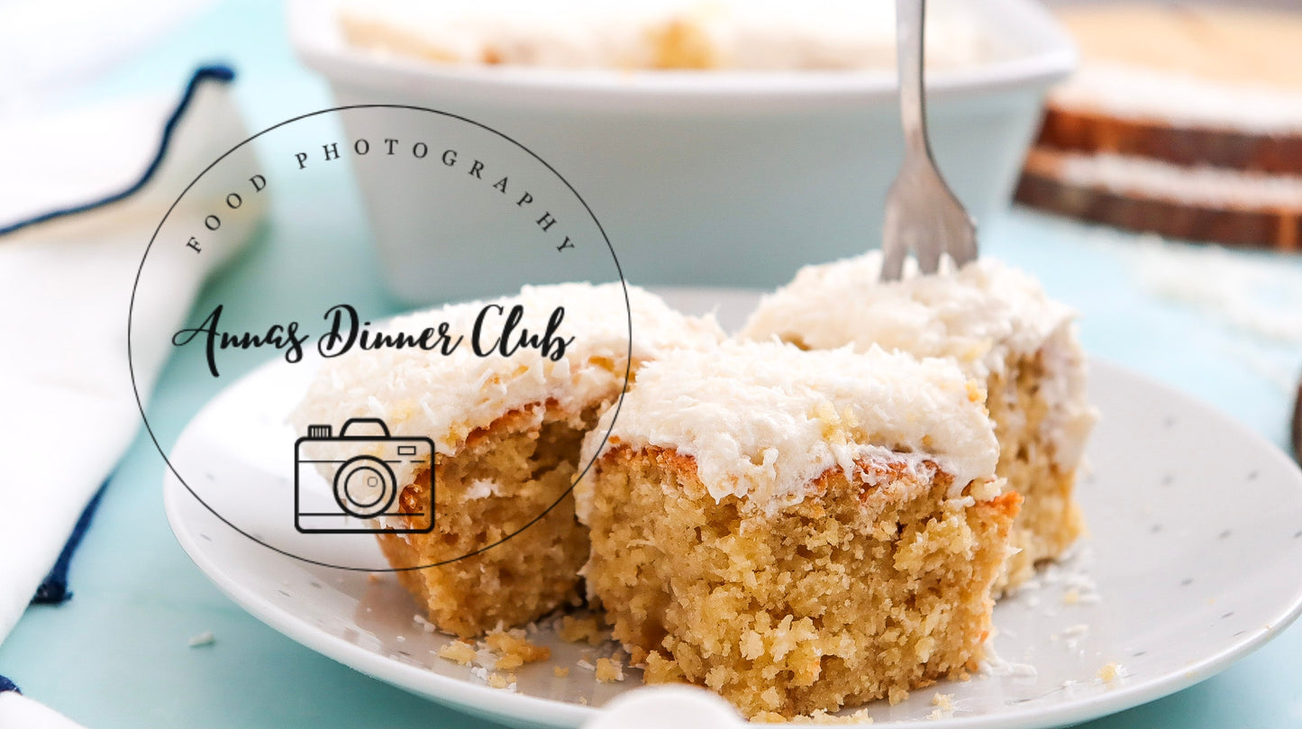 Fluffy coconut cake - PLR SET