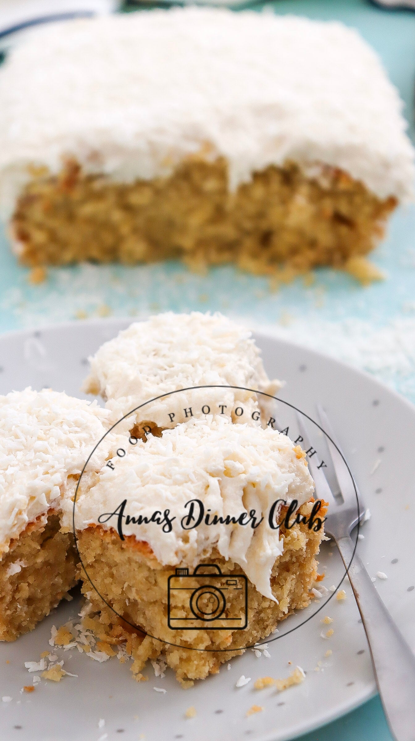 Fluffy coconut cake - PLR SET