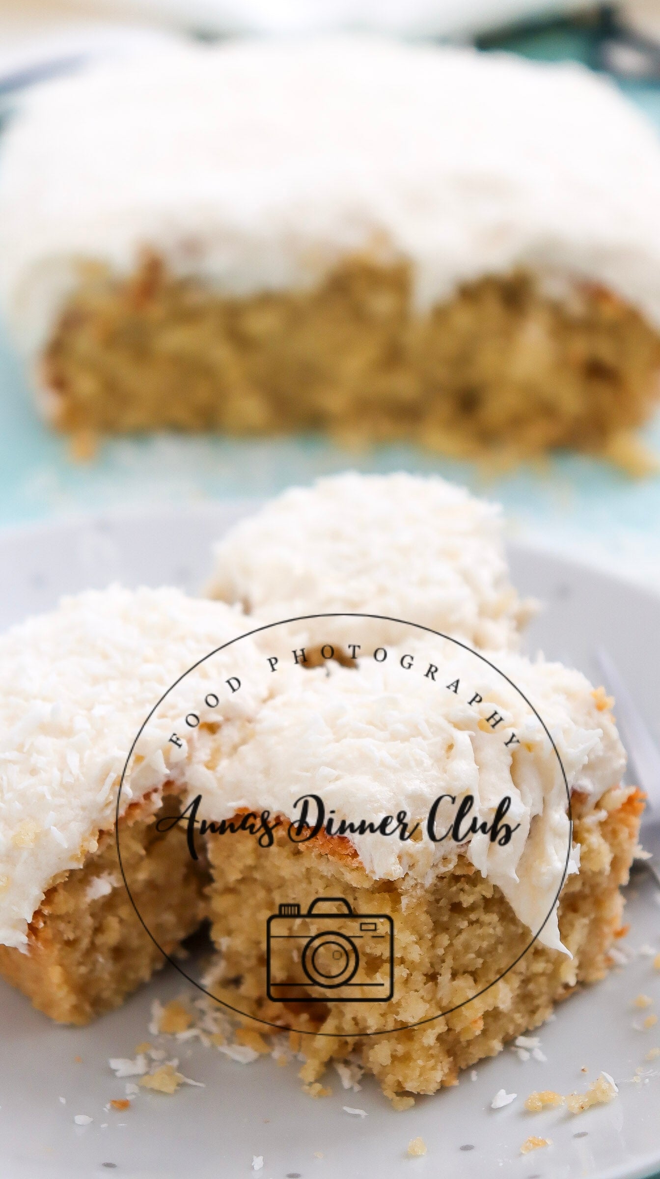 Fluffy coconut cake - PLR SET