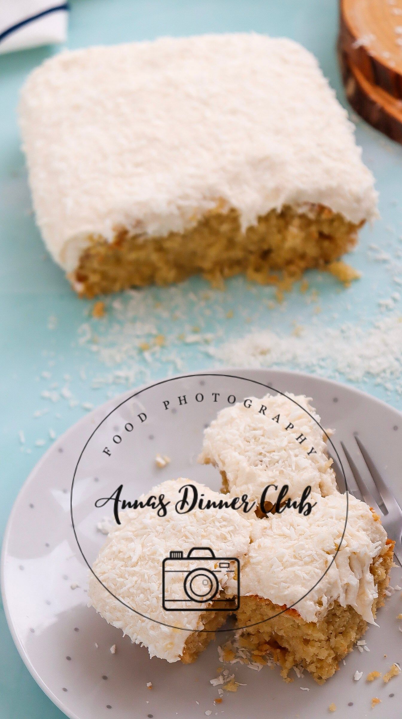 Fluffy coconut cake - PLR SET