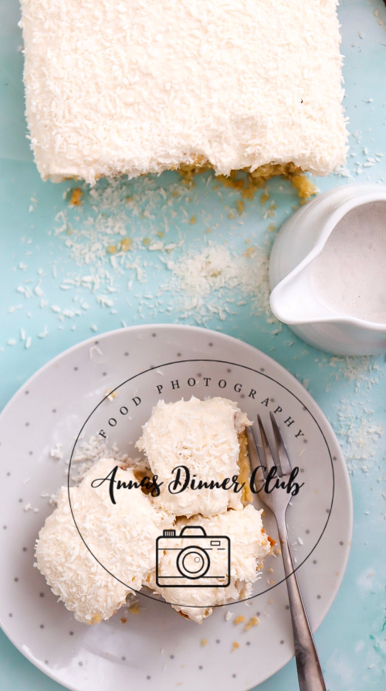 Fluffy coconut cake - PLR SET