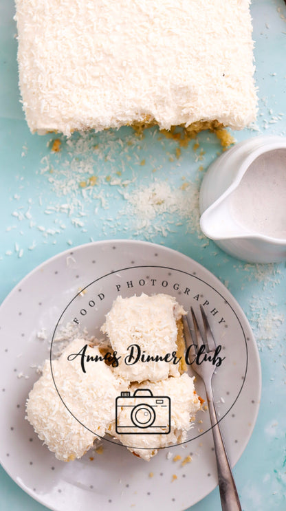 Fluffy coconut cake - PLR SET