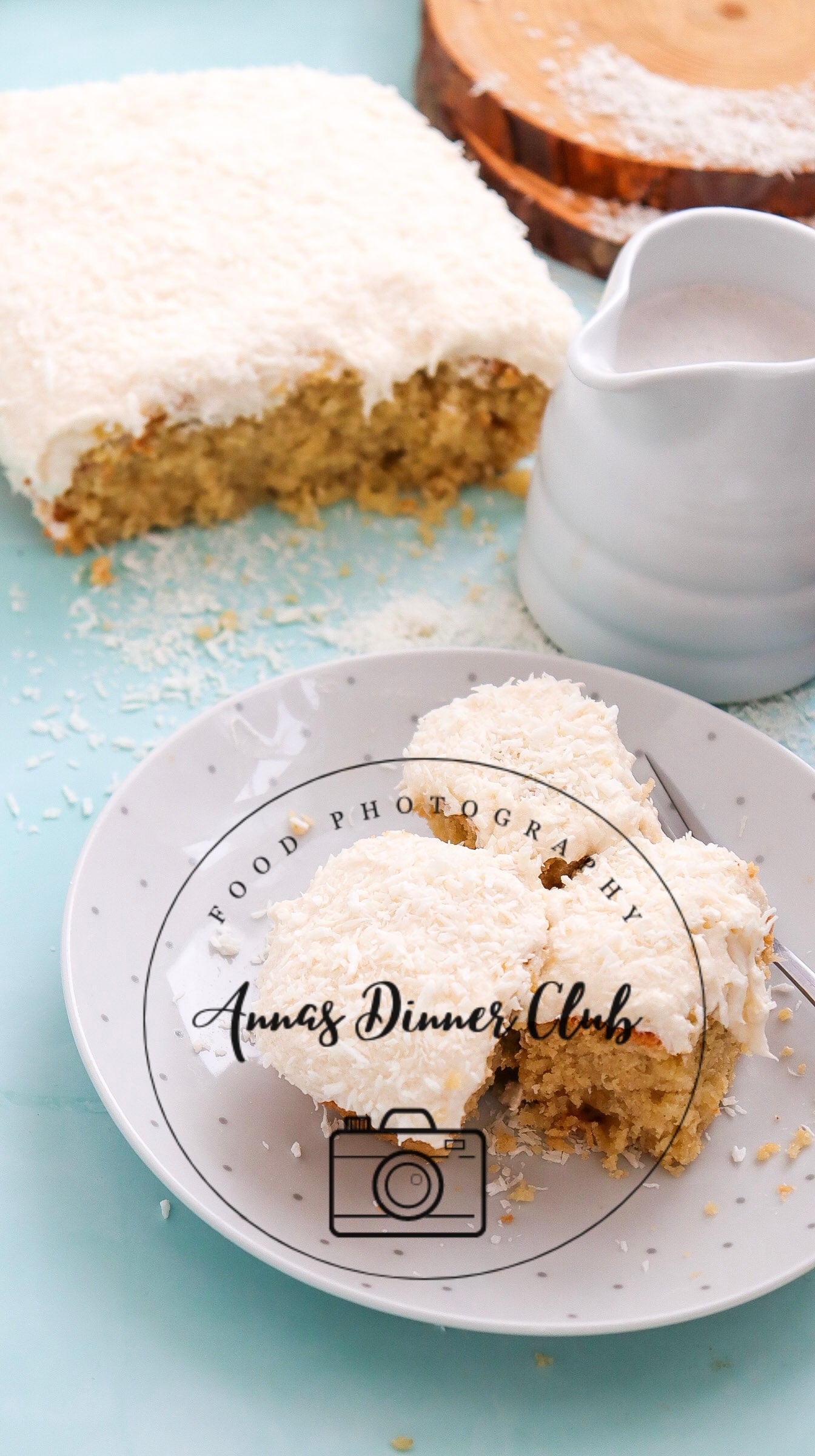 Fluffy coconut cake - PLR SET