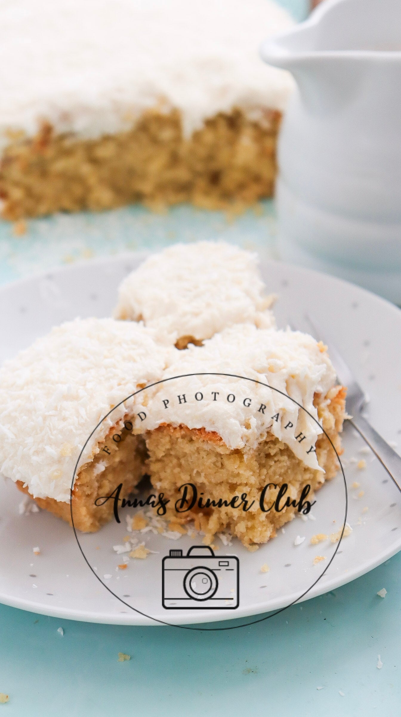 Fluffy coconut cake - PLR SET