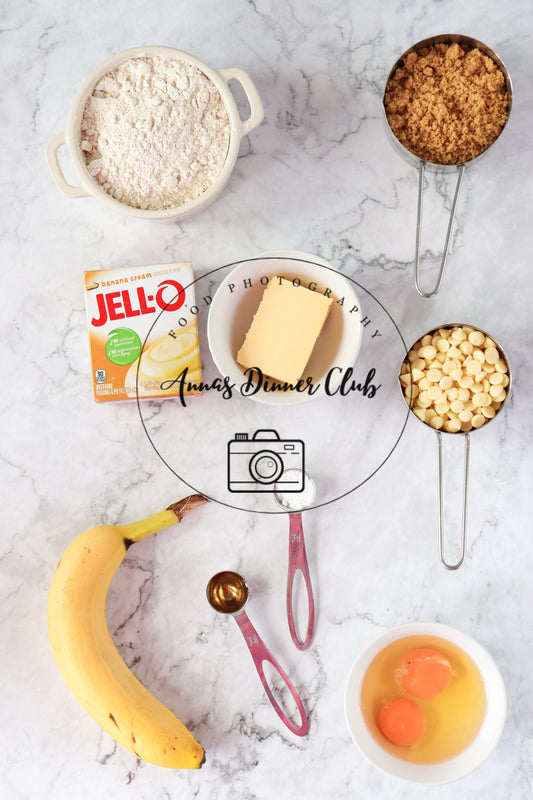 Banana Pudding cookies  PLR set