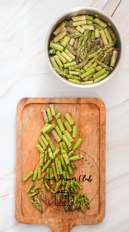 Goat Cheese asparagus spring salad PLR SET