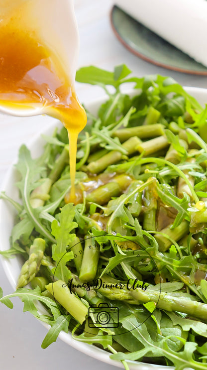 Goat Cheese asparagus spring salad PLR SET