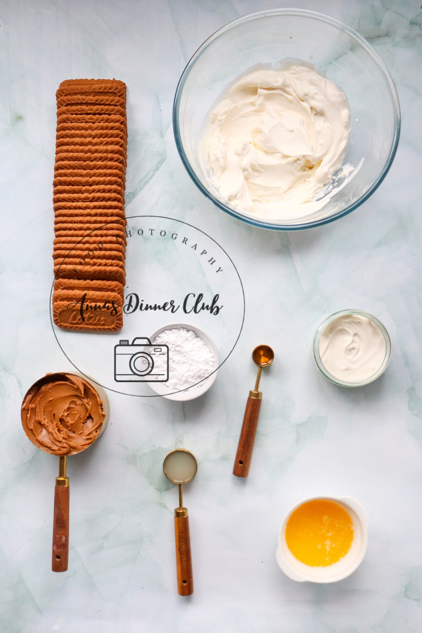 No bake Biscoff cheesecake - PLR  set