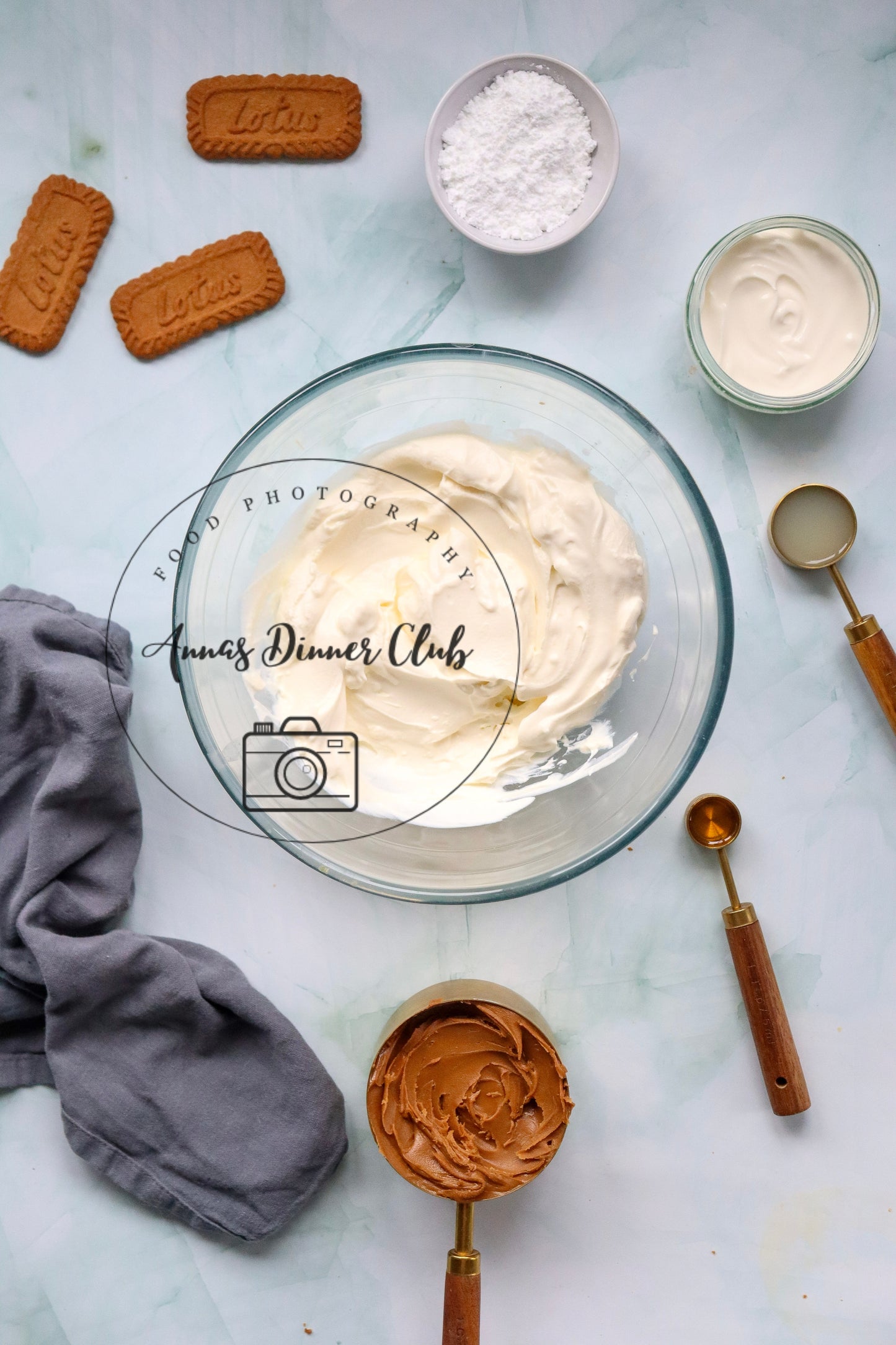 No bake Biscoff cheesecake - PLR  set