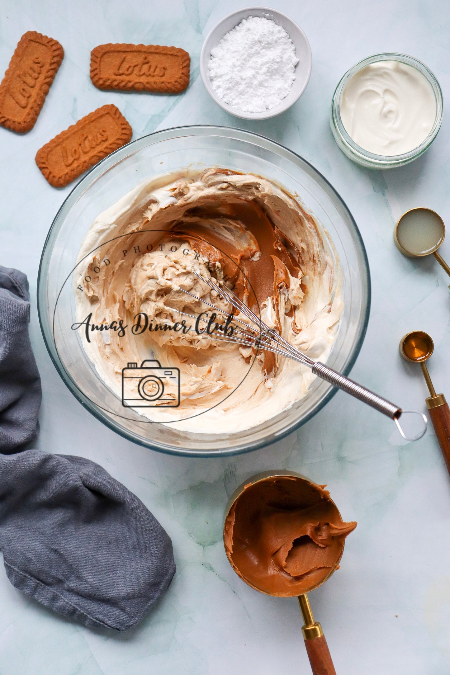 No bake Biscoff cheesecake - PLR  set