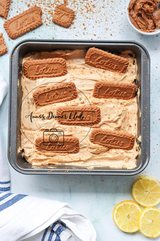 No bake Biscoff cheesecake - exclusive set