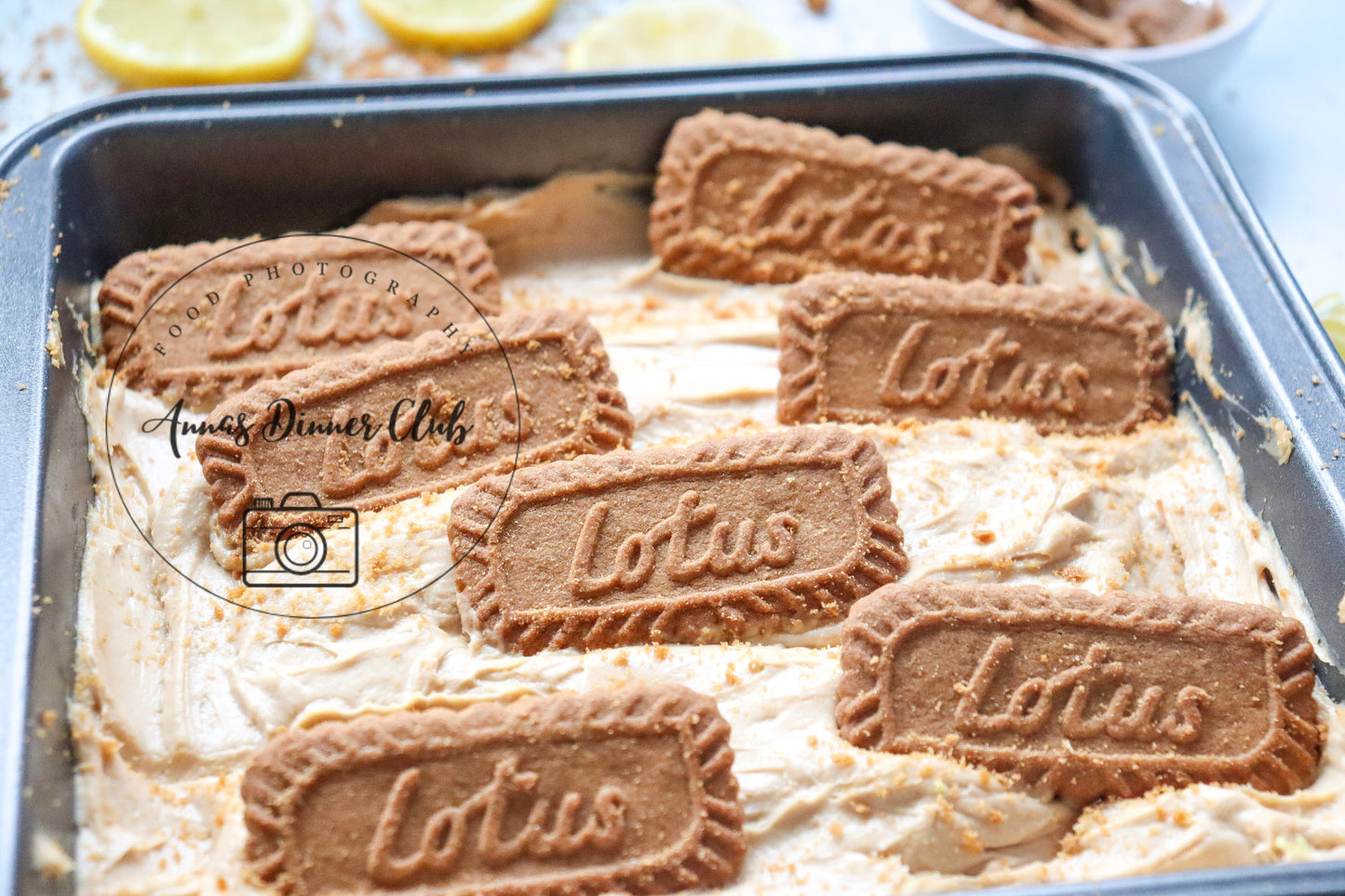 No bake Biscoff cheesecake - PLR  set