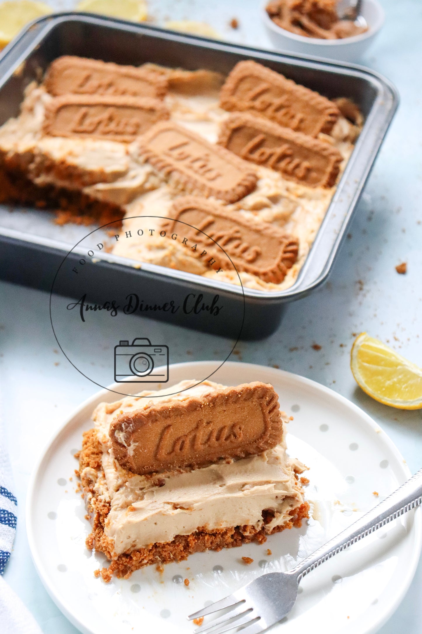 No bake Biscoff cheesecake - PLR  set
