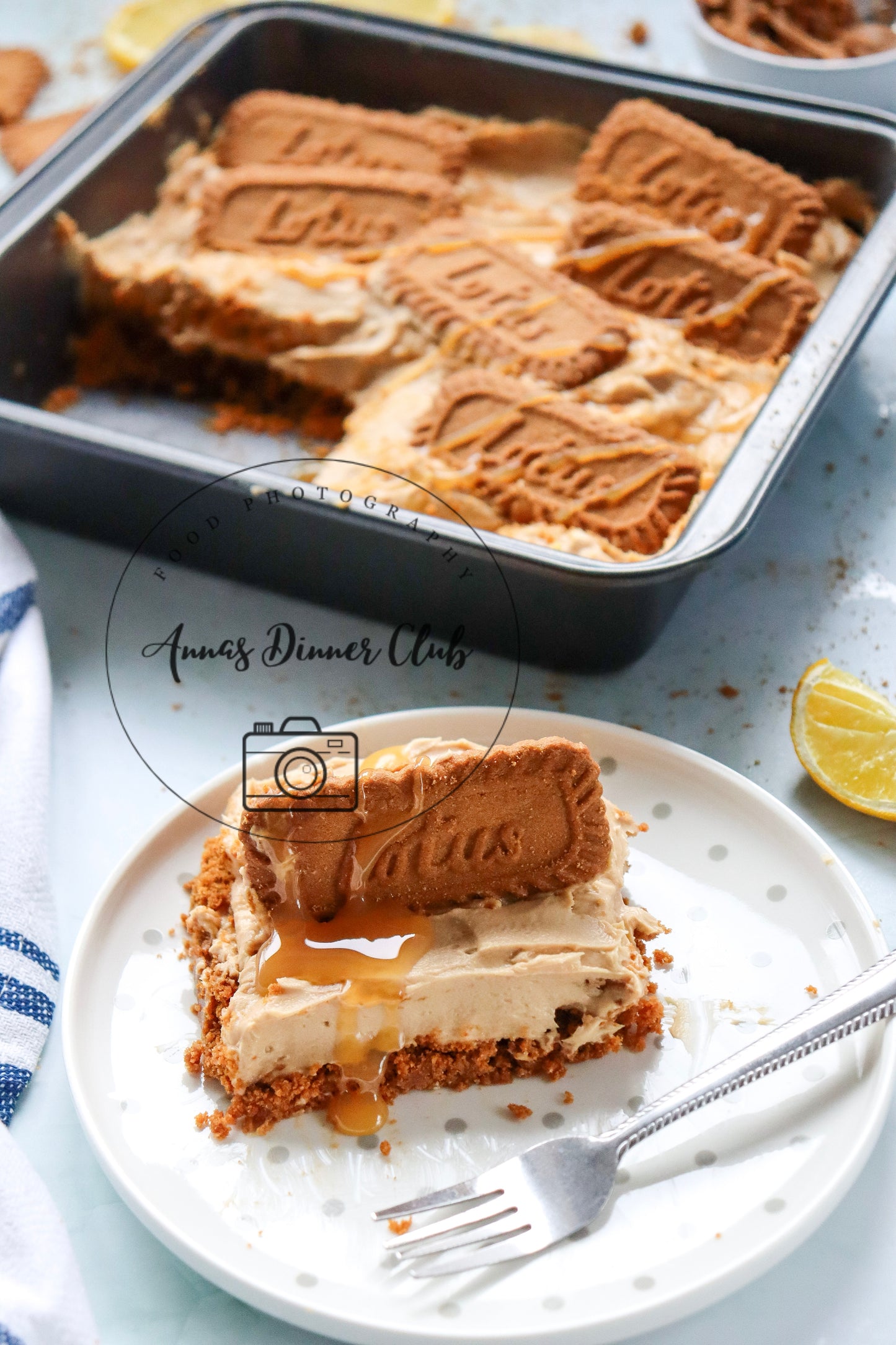 No bake Biscoff cheesecake - PLR  set