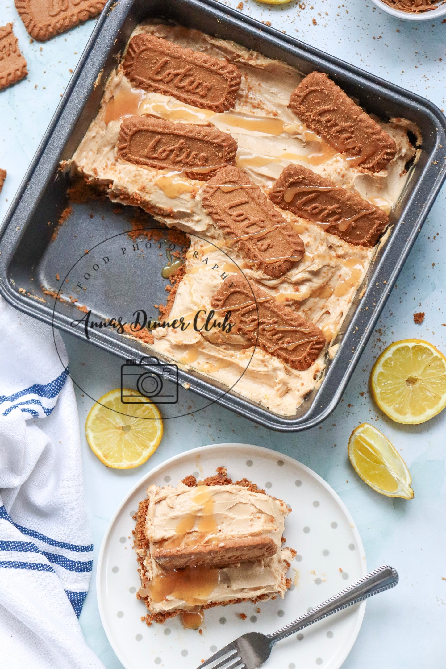 No bake Biscoff cheesecake - PLR  set
