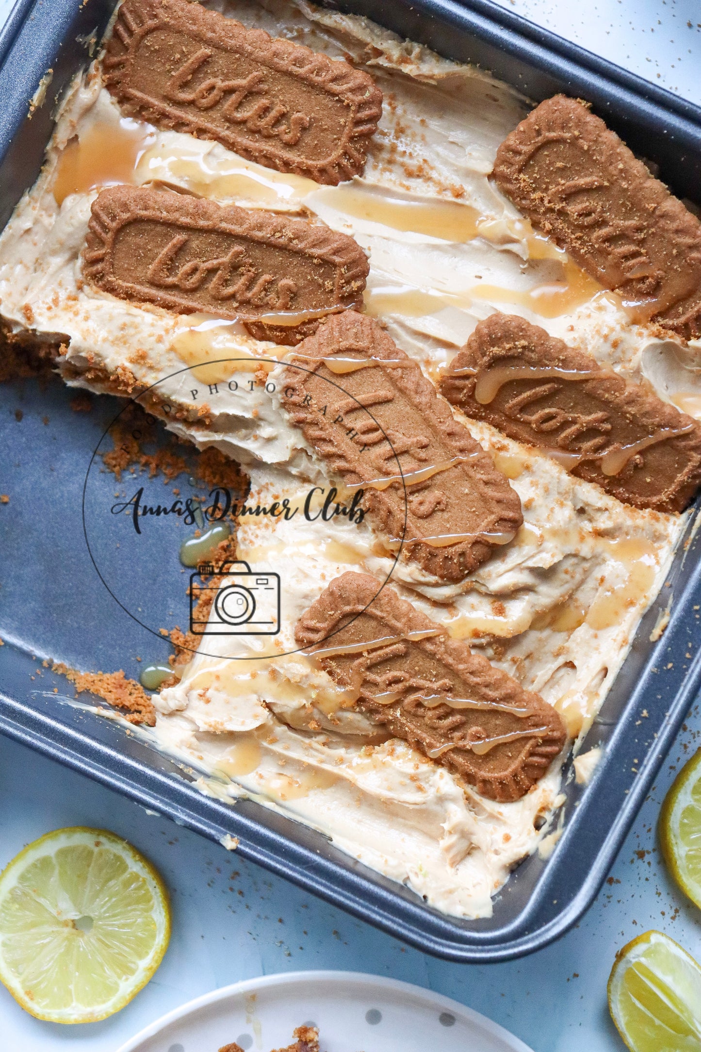 No bake Biscoff cheesecake - PLR  set
