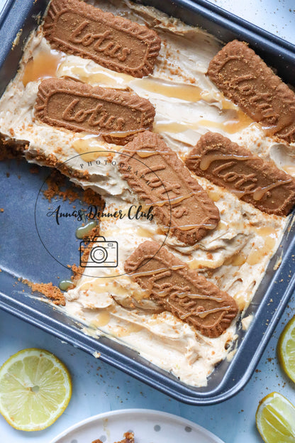 No bake Biscoff cheesecake - PLR  set