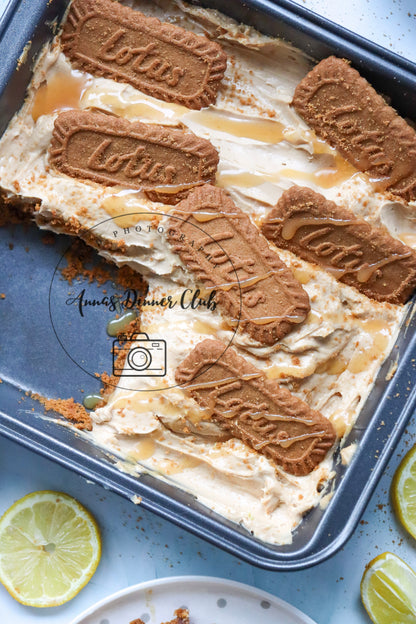 No bake Biscoff cheesecake - PLR  set