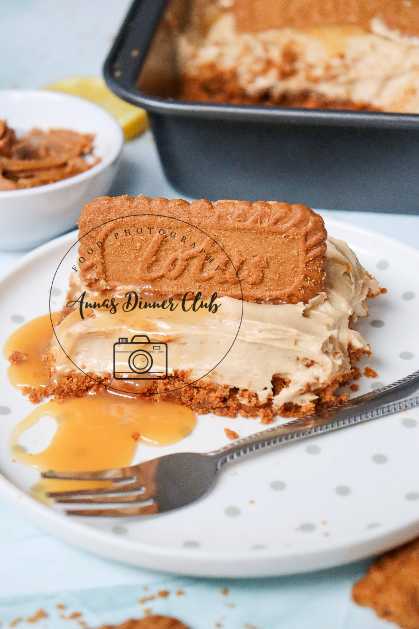 No bake Biscoff cheesecake - PLR  set